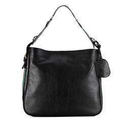 1:1 Gucci 247597 Gucci Heritage Medium Shoulder Bags-Black Leather - Click Image to Close
